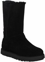 Damen-Winterstiefel aus Leder 786627 (Schwarz)