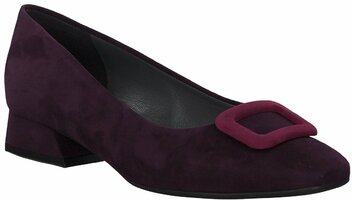 Damen-Pumps aus Leder 814623 (Lila)