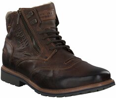 Herren-Winterstiefel aus Leder 820672 (Braun)