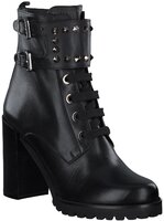 Damen-Stiefeletten aus Leder 813333 (Schwarz)