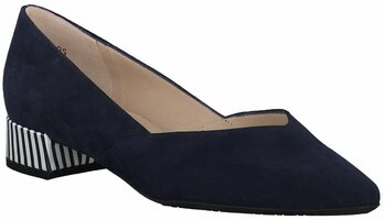 Damen-Pumps aus Leder 842898 (Dunkelblau)