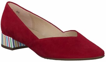 Damen-Pumps aus Leder 842886 (Dunkelrot)