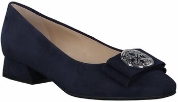 Damen-Pumps aus Leder 843106 (Dunkelblau)