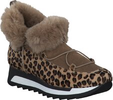 Damen-Winterboots aus Leder 823107 (Beige)