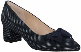 Damen-Pumps aus Leder 842874 (Dunkelblau)