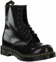 Damen-Schnürboots aus Leder 783262 (Schwarz)