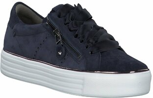 Damen-Schnürschuhe aus Leder 817624 (Blau)