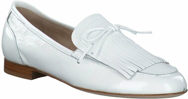 Damen-Slipper aus Leder 875089 (Weiß)