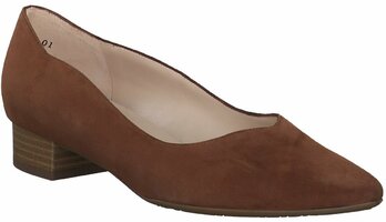 Klassische Damen-Pumps aus Leder 842783 (Braun)