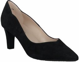 Klassische Damen-Pumps aus Leder 842916 (Schwarz)