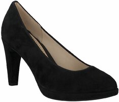 Klassische Damen-Pumps aus Leder 819098 (Schwarz)