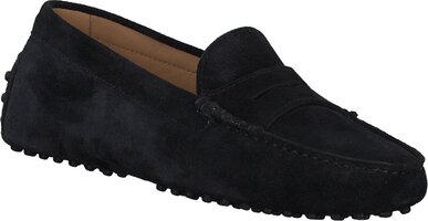 Damen-Mokassins aus Leder 874516 (Schwarz)