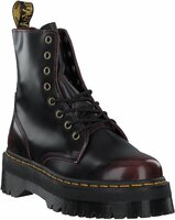 Damen-Schnürboots aus Leder 783249 (Rotbraun)