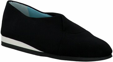 Damen-Slipper aus Leder 876800 (Schwarz)
