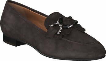 Damen-Slipper aus Leder 786056 (Braun)