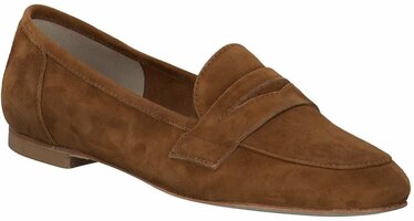 Damen-Slipper aus Leder 857427 (Braun)
