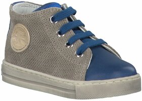 Leder-Lauflernschuhe 834373 (Grau/Blau)