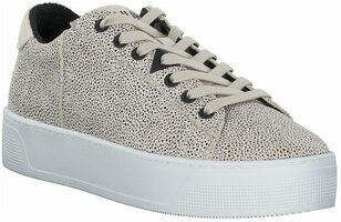 Schnür-Halbschuhe für Damen 809056 (Beige/Bunt)