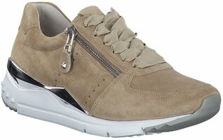 Damen-Sneaker aus Leder 873718 (Beige)