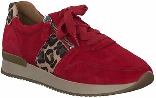 Schnür-Halbschuhe für Damen 818707 (Rot)