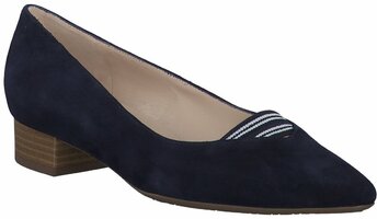 Damen-Pumps aus Leder 843027 (Dunkelblau)