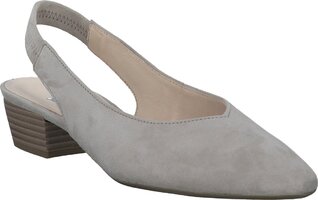 Damen-Slingpumps aus Leder 818847 (Beige)
