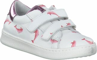 Klett-Halbschuhe für Kinder 809202 (Weiß/Bunt)