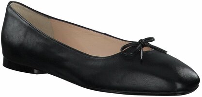 Damen-Ballerinas aus Leder 842990 (Schwarz)