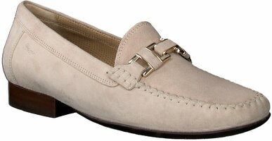 Damen-Slipper aus Leder 874048 (Beige)