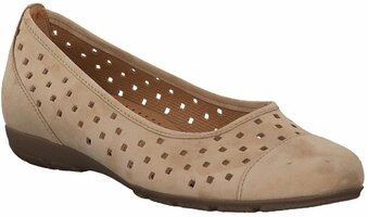 Ballerinas für Damen 818811 (Hellbraun)