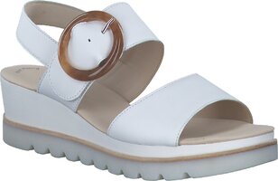 Damen-Sandalen aus Leder 819244 (Weiß)