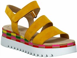 Damen-Sandalen aus Leder 819220 (Beige)