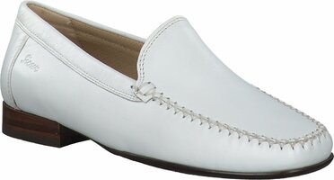 Damen-Slipper aus Leder 874055 (Weiß)
