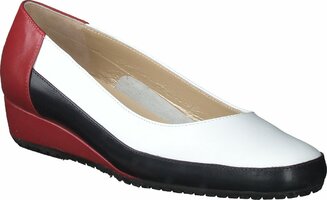 Damen-Slipper aus Leder 729802 (Weiß)