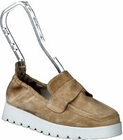 Damen-Slipper aus Leder 873858 (Beige)