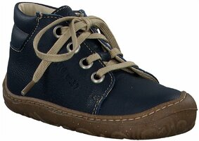 Baby-Schnürschuhe aus Leder 885083 (Dunkelblau)