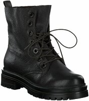 Damen-Schnürboots aus Leder 877955 (Dunkelbraun)