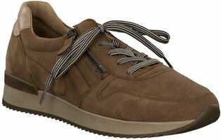 Schnürschuhe für Damen 902032 (Hellbraun)