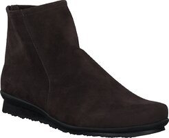 Damen-Stiefeletten aus Leder 914058 (Dunkelbraun)