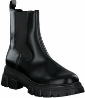 Chelsea Boots für Damen aus Leder 840567 (Schwarz)