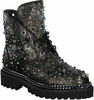 Biker Boots für Damen 903723 (Dunkelgrau)