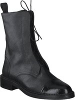 Damen-Schnürstiefeletten aus Leder 903486 (Schwarz)