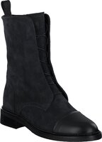 Damen-Schnürboots aus Leder 903474 (Schwarz)