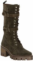 Schnürboots für Damen 914411 (Oliv)