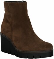 Plateau-Stiefeletten für Damen 901842 (Braun)
