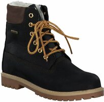 Kinder-Winterstiefel aus Leder 821524 (Dunkelblau)