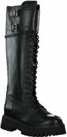 Damenstiefel aus Leder 914496 (Schwarz)