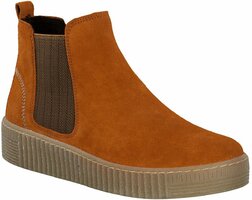 Damen-Chelsea-Boots aus Leder 901866 (Orange)