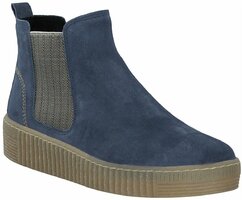 Damen-Chelsea-Boots aus Leder 901854 (Blau)