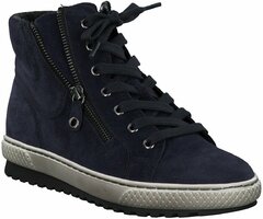 Damen-Boots aus Leder 901911 (Dunkelblau)